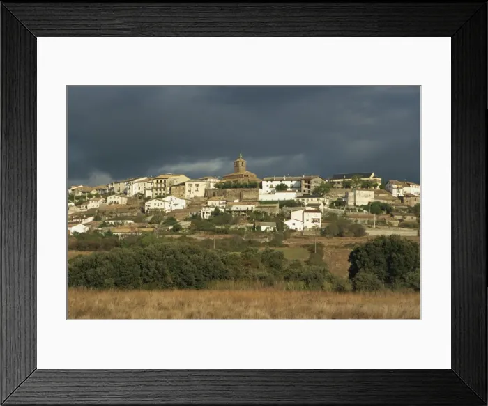 Framed Print : Hilltop village, Berdun, Aragon, Spain, Europe Framed Print : Hilltop village, Berdun, Aragon, Spain, Europe