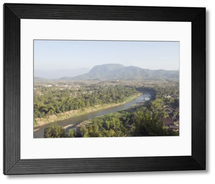 Framed Print : Khan river, Luang Prabang, Laos, Indochina, Southeast Asia, Asia Framed Print : Khan river, Luang Prabang, Laos, Indochina, Southeast Asia, Asia
