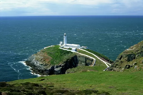 South Stack lighthouse, Anglesey, Wales, United Kingdom, Europe