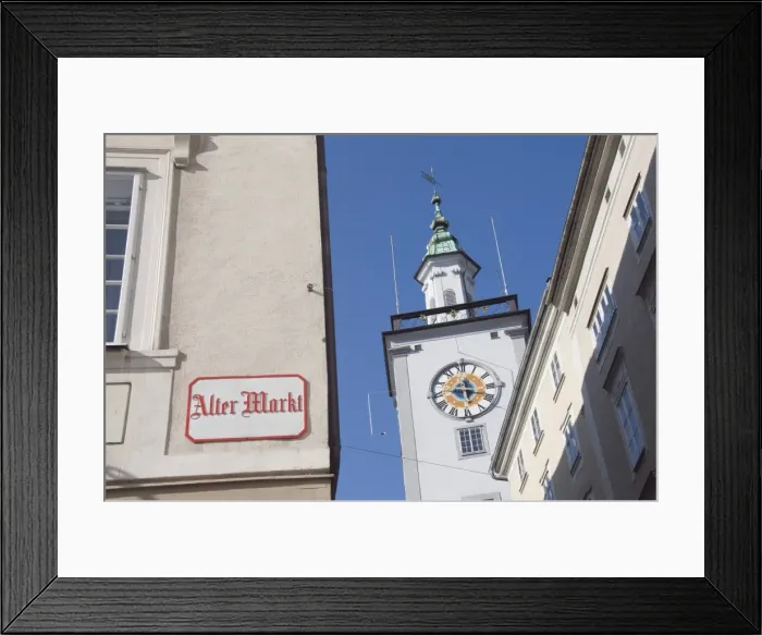 Framed Print : Town Hall tower, Salzburg, Austria, Europe Framed Print : Town Hall tower, Salzburg, Austria, Europe