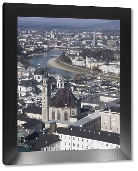 View from the Hohensalzburg Fortress, Salzburg, Austria, Europe
