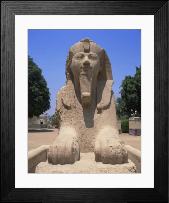 Framed Print : The alabaster Sphinx of Amon-Ofis II, Memphis, Egypt, North Africa, Africa Framed Print : The alabaster Sphinx of Amon-Ofis II, Memphis, Egypt, North Africa, Africa