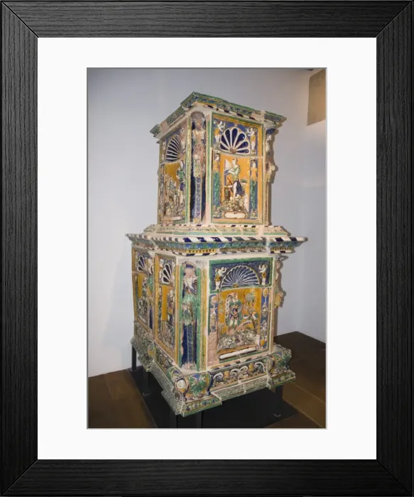 Framed Print : Majolica stoves inside the Hohensalzburg Fortress, Salzburg, Austria, Europe Framed Print : Majolica stoves inside the Hohensalzburg Fortress, Salzburg, Austria, Europe