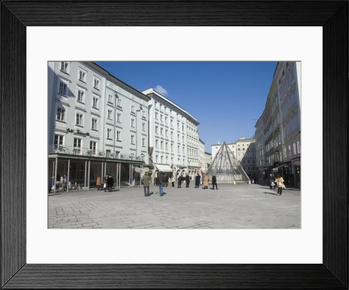 Framed Print : The Alter Markt, a square famous for its good shops, Salzburg, Austria, Europe Framed Print : The Alter Markt, a square famous for its good shops, Salzburg, Austria, Europe