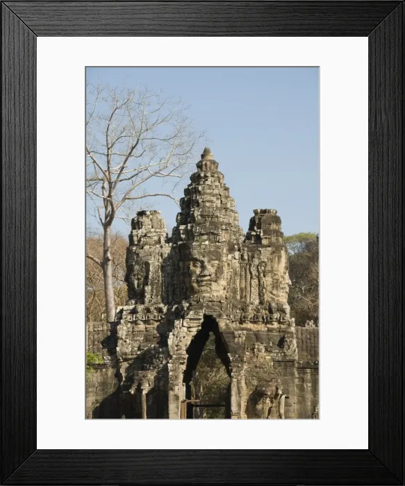 Framed Print : South Gate entrance to Angkor Thom, Angkor, UNESCO World Heritage Site Framed Print : South Gate entrance to Angkor Thom, Angkor, UNESCO World Heritage Site