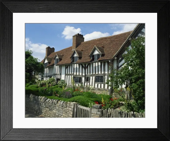 Framed Print : Mary Ardens House, Stratford-upon-Avon, Warwickshire, England, United Kingdom Framed Print : Mary Ardens House, Stratford-upon-Avon, Warwickshire, England, United Kingdom