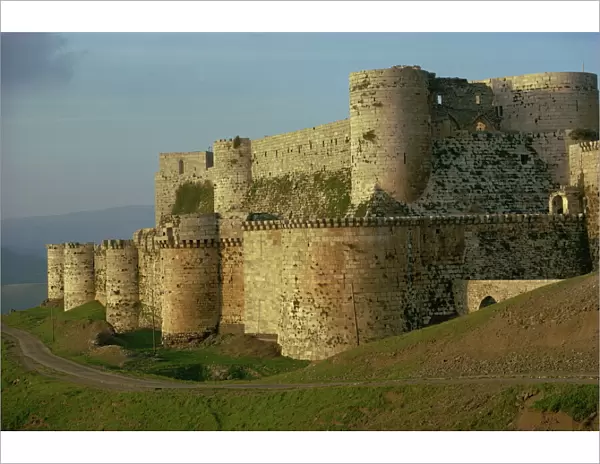 Krak des Chevaliers, UNESCO World Heritage Site, Syria, Middle East