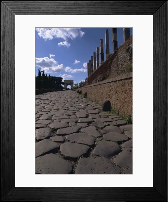 Framed Print : Via Sacra leading to Forum, Rome, Lazio, Italy, Europe Framed Print : Via Sacra leading to Forum, Rome, Lazio, Italy, Europe