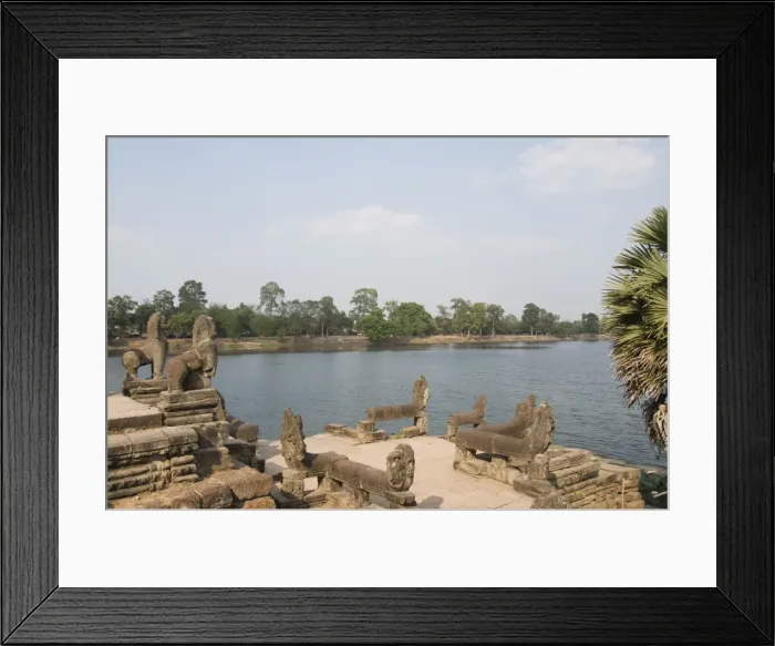 Framed Print : Srah Srang, a man-made lake, Angkor Thom, Angkor, UNESCO World Heritage Site Framed Print : Srah Srang, a man-made lake, Angkor Thom, Angkor, UNESCO World Heritage Site