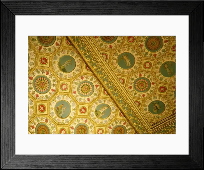 Framed Print : Ceiling, Syon House, Greater London, England, United Kingdom, Europe Framed Print : Ceiling, Syon House, Greater London, England, United Kingdom, Europe