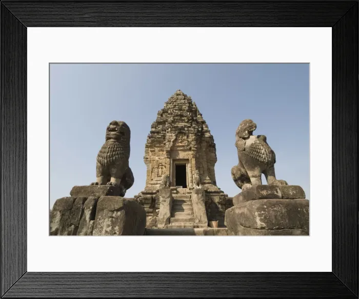 Framed Print : Bakong Temple, AD881, Roluos Group, near Angkor, UNESCO World Heritage Site Framed Print : Bakong Temple, AD881, Roluos Group, near Angkor, UNESCO World Heritage Site