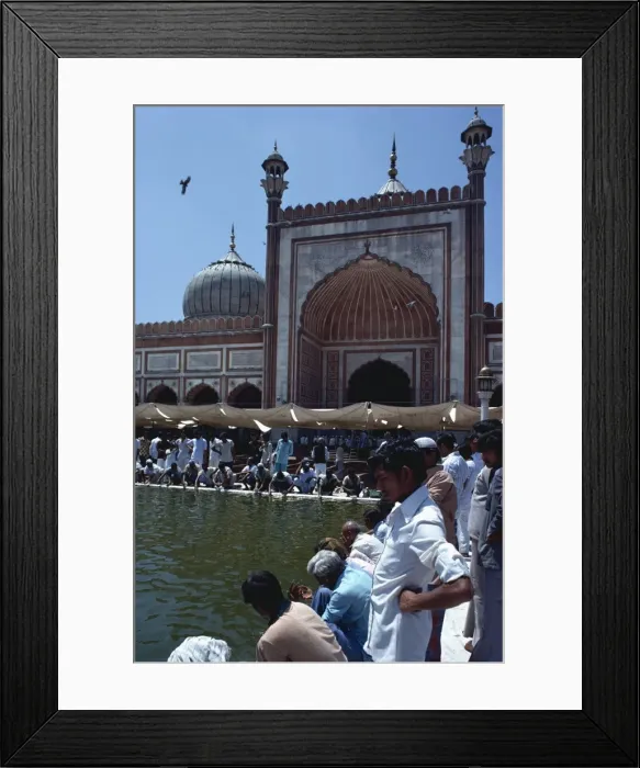 Framed Print : Jama Masjid (Friday Mosque), Old Delhi, India, Asia Framed Print : Jama Masjid (Friday Mosque), Old Delhi, India, Asia