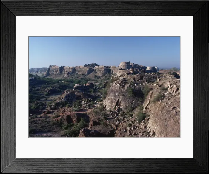 Framed Print : Ramparts, Tughlaqabad, Haryana state, India, Asia Framed Print : Ramparts, Tughlaqabad, Haryana state, India, Asia