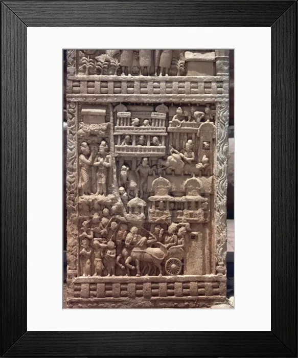 Framed Print : Detail of North Gate of the Great Stupa, Sanchi, UNESCO World Heritage Site Framed Print : Detail of North Gate of the Great Stupa, Sanchi, UNESCO World Heritage Site