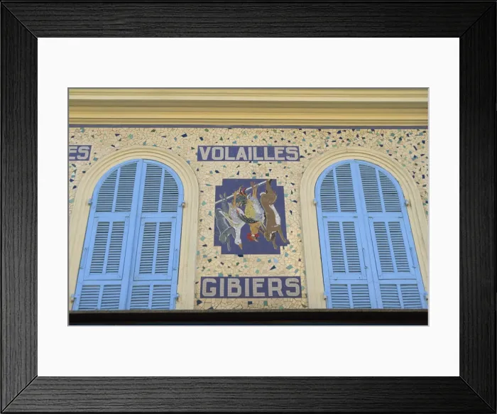 Framed Print : Mosaic shop sign, Cours Saleya, Nice, Alpes Maritimes, Provence, Cote d Azur Framed Print : Mosaic shop sign, Cours Saleya, Nice, Alpes Maritimes, Provence, Cote d Azur