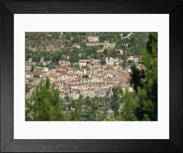 Framed Print : Peille, Provence, Cote d Azur, France, Europe