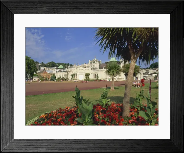 Framed Print : Gardens and Pavilion, Torquay, Devon, England, United Kingdom, Europe Framed Print : Gardens and Pavilion, Torquay, Devon, England, United Kingdom, Europe