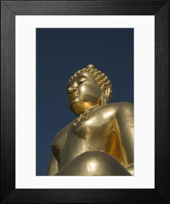 Framed Print : Huge golden Buddha on the banks of the Mekong River at Sop Ruak, Thailand Framed Print : Huge golden Buddha on the banks of the Mekong River at Sop Ruak, Thailand