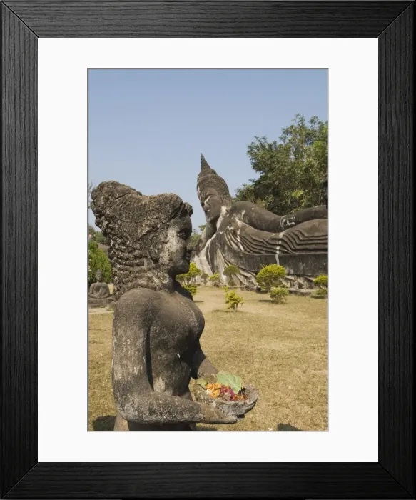 Framed Print : Buddha Park, Xieng Khuan, Vientiane, Laos, Indochina, Southeast Asia, Asia Framed Print : Buddha Park, Xieng Khuan, Vientiane, Laos, Indochina, Southeast Asia, Asia