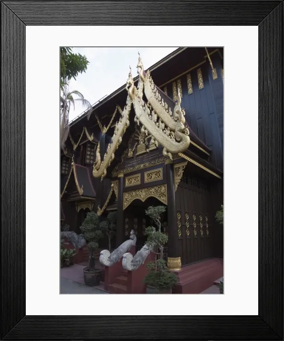 Framed Print : Buddhist temple, Chiang Rai, Thailand, Southeast Asia, Asia Framed Print : Buddhist temple, Chiang Rai, Thailand, Southeast Asia, Asia
