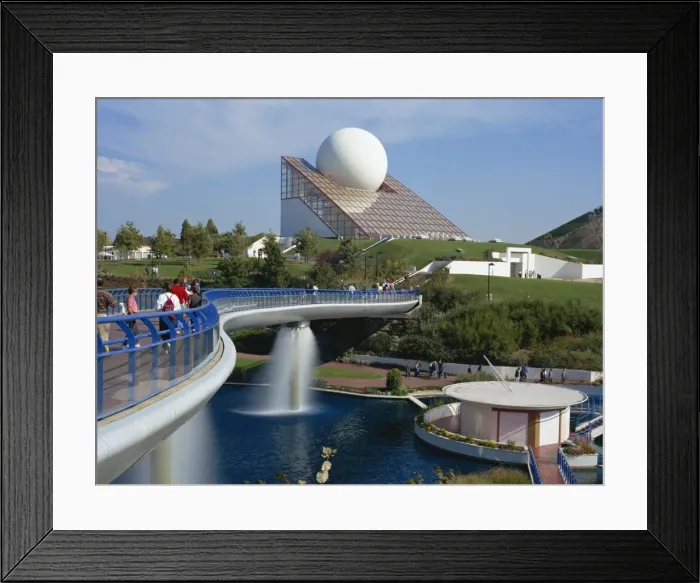 Framed Print : Modern architecture at Futuroscope, near Poitiers, Poitou Charentes, France, Europe Framed Print : Modern architecture at Futuroscope, near Poitiers, Poitou Charentes, France, Europe