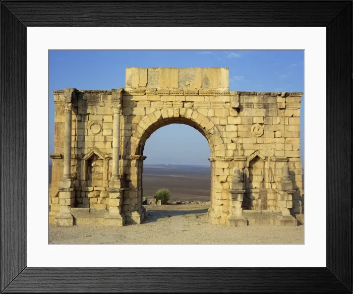 Framed Print : Triumphal Arch, Volubilis, UNESCO World Heritage Site, Morocco, North Africa, Africa Framed Print : Triumphal Arch, Volubilis, UNESCO World Heritage Site, Morocco, North Africa, Africa
