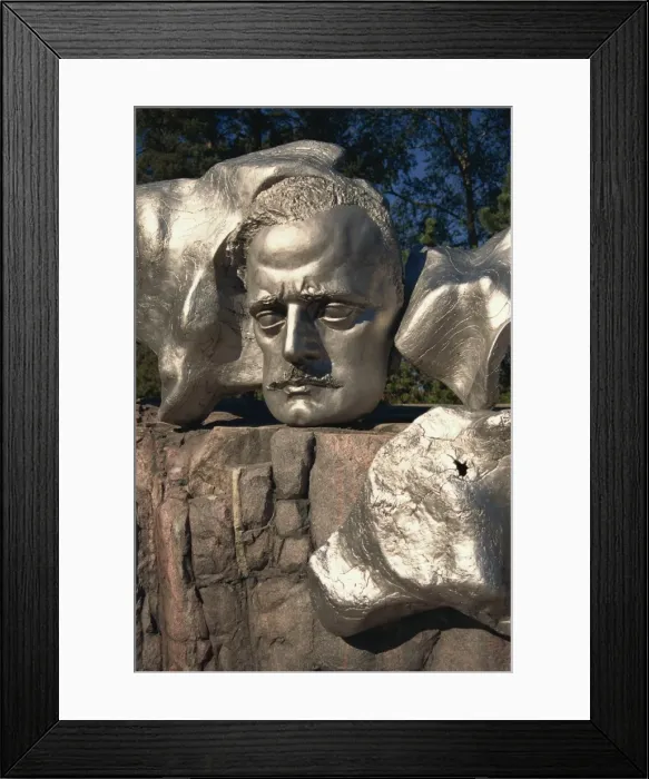 Framed Print : Close-up of the face of Sibelius on the monument to the composer in Helsinki Framed Print : Close-up of the face of Sibelius on the monument to the composer in Helsinki