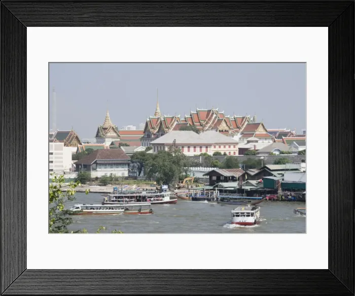 Framed Print : The Royal Palace with the Chao Phraya river, Bangkok, Thailand, Southeast Asia, Asia Framed Print : The Royal Palace with the Chao Phraya river, Bangkok, Thailand, Southeast Asia, Asia