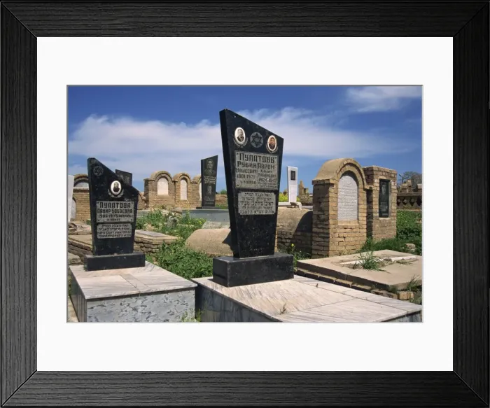 Framed Print : Tomb with Hebrew inscriptions, Jewish Cemetery, Samarkand, Uzbekistan, Central Asia, Asia Framed Print : Tomb with Hebrew inscriptions, Jewish Cemetery, Samarkand, Uzbekistan, Central Asia, Asia