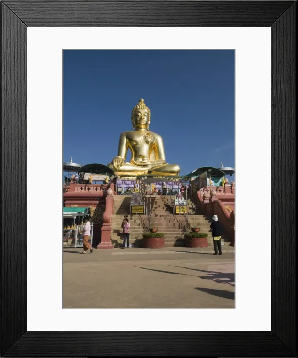 Framed Print : Huge Golden Buddha at Sop Ruak, Golden Triangle, Thailand, Southeast Asia, Asia Framed Print : Huge Golden Buddha at Sop Ruak, Golden Triangle, Thailand, Southeast Asia, Asia