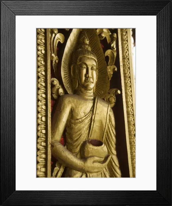 Framed Print : Detail, Wat Chum Khong, Luang Prabang, Laos, Indochina, Southeast Asia, Asia Framed Print : Detail, Wat Chum Khong, Luang Prabang, Laos, Indochina, Southeast Asia, Asia