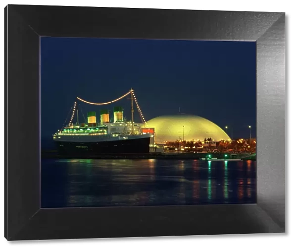 Queen Mary and Spruce Goose Dome, Long Beach, California, United States of America