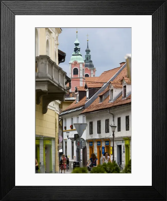 Framed Print : Ljubljana, Slovenia, Europe Framed Print : Ljubljana, Slovenia, Europe