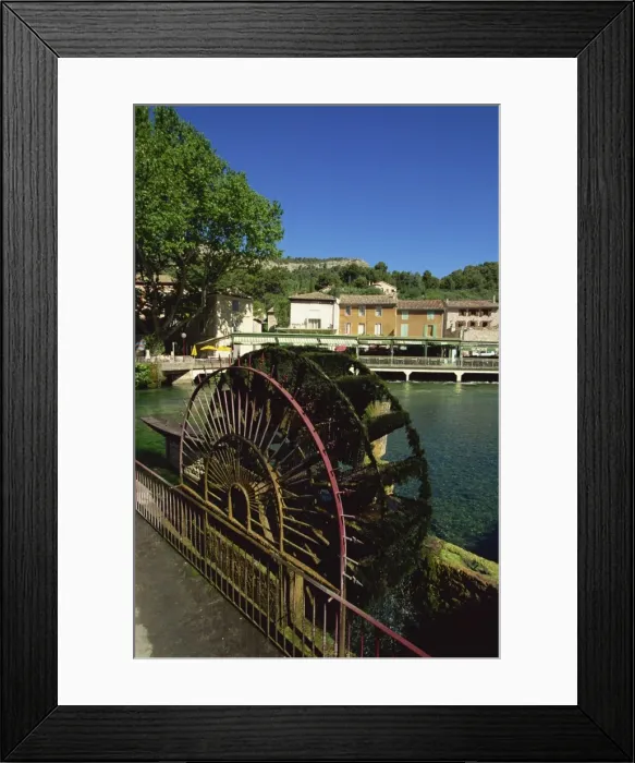 Framed Print : La Sorge River, Fontaine de Vaucluse, Provence, France, Europe Framed Print : La Sorge River, Fontaine de Vaucluse, Provence, France, Europe