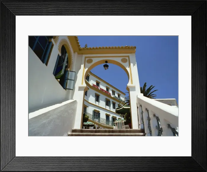 Framed Print : Continental Hotel, Tangiers, Morocco, North Africa, Africa