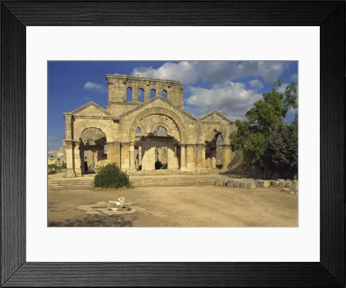 Framed Print : Basilica of San Simeon (Qala at Samaan), Syria, Middle East Framed Print : Basilica of San Simeon (Qala at Samaan), Syria, Middle East