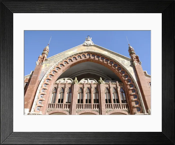Framed Print : Mercado de Colon in art nouveau style, Valencia, Spain, Europe Framed Print : Mercado de Colon in art nouveau style, Valencia, Spain, Europe