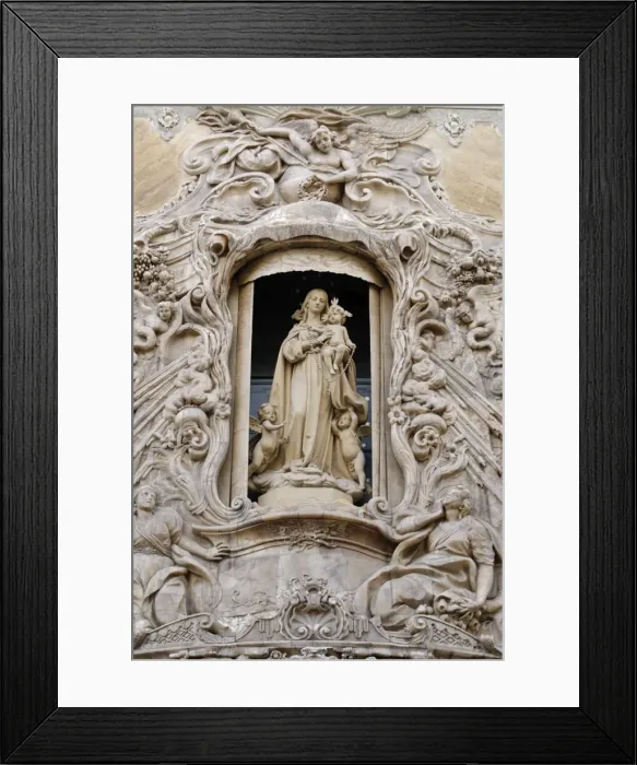 Framed Print : Baroque detail, Ceramic Museum, Valencia, Spain, Europe Framed Print : Baroque detail, Ceramic Museum, Valencia, Spain, Europe