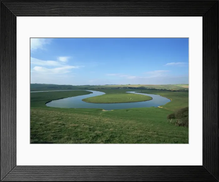 Framed Print : Cuckmere River, Seven Sisters Country Park, East Sussex, England, United Kingdom, Europe Framed Print : Cuckmere River, Seven Sisters Country Park, East Sussex, England, United Kingdom, Europe