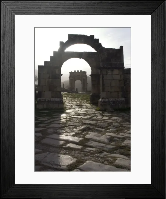 Framed Print : Arches at the northern end of the Forum, Djemila, UNESCO World Heritage Site Framed Print : Arches at the northern end of the Forum, Djemila, UNESCO World Heritage Site