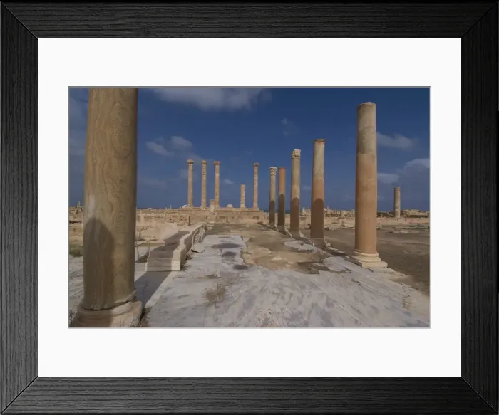 Framed Print : Roman archaeological site of Sabratha, UNESCO World Heritage Site, Libya Framed Print : Roman archaeological site of Sabratha, UNESCO World Heritage Site, Libya