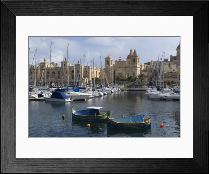 Framed Print : Three Cities (Cospicua, Senglea and Vitoriosa), Malta, Mediterrranean, Europe Framed Print : Three Cities (Cospicua, Senglea and Vitoriosa), Malta, Mediterrranean, Europe