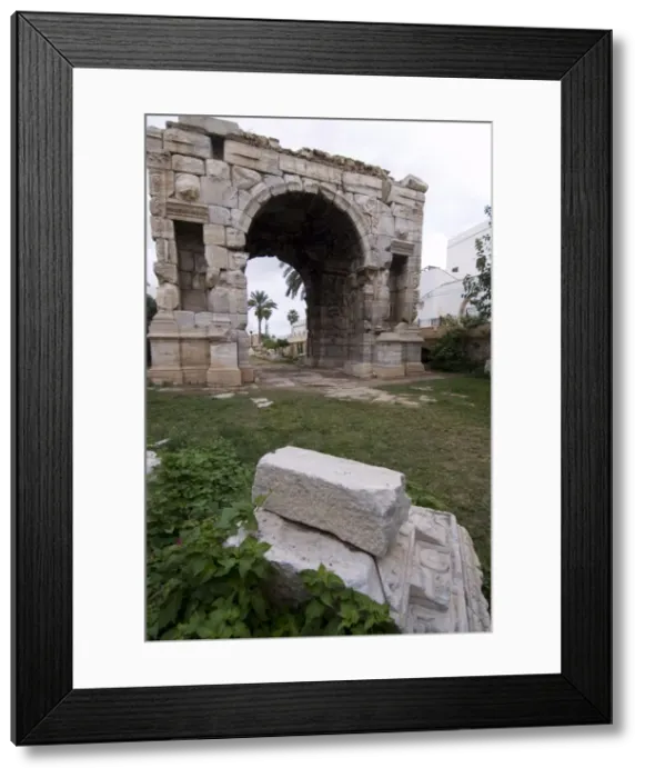 Framed Print : Arch of Marcus Aurelius, Roman, Tripoli, Libya, North Africa, Africa Framed Print : Arch of Marcus Aurelius, Roman, Tripoli, Libya, North Africa, Africa