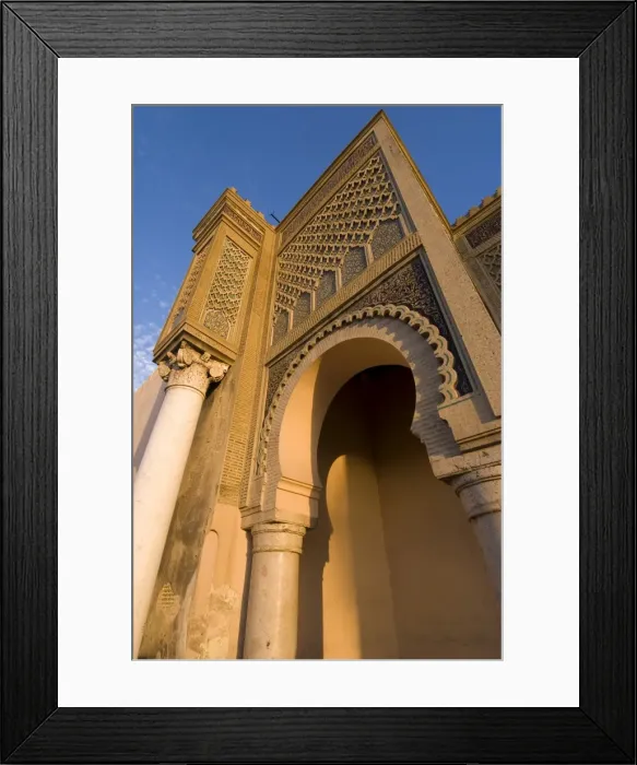 Framed Print : Bab Mansour, one of the city gates, Meknes, Morocco, North Africa, Africa