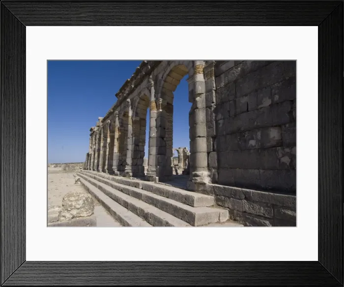 Framed Print : Basilica, Roman ruins, Volubilis, UNESCO World Heritage Site, Morocco, North Africa Framed Print : Basilica, Roman ruins, Volubilis, UNESCO World Heritage Site, Morocco, North Africa