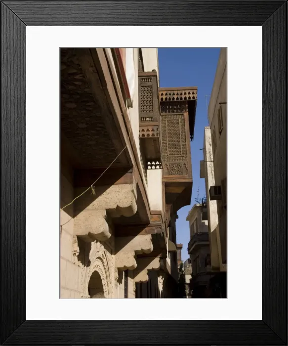 Framed Print : Bayt el Suhaymi House, restored 17th century house, Old Cairo, Egypt, North Africa