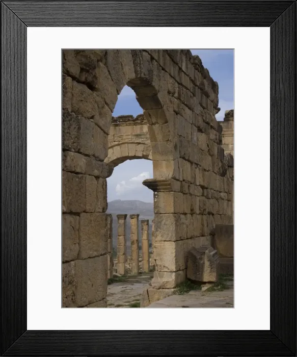 Framed Print : Cardo (the main north south road), Roman site of Djemila, UNESCO World Heritage Site Framed Print : Cardo (the main north south road), Roman site of Djemila, UNESCO World Heritage Site