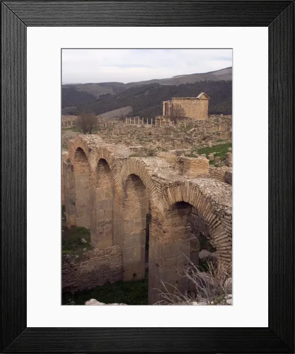 Framed Print : Grand Thermes (large baths), Roman site of Djemila, UNESCO World Heritage Site Framed Print : Grand Thermes (large baths), Roman site of Djemila, UNESCO World Heritage Site