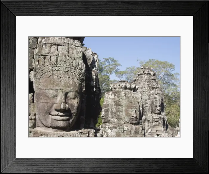 Framed Print : Bayon Temple, late 12th century, Buddhist, Angkor Thom, Angkor, UNESCO World Heritage Site Framed Print : Bayon Temple, late 12th century, Buddhist, Angkor Thom, Angkor, UNESCO World Heritage Site
