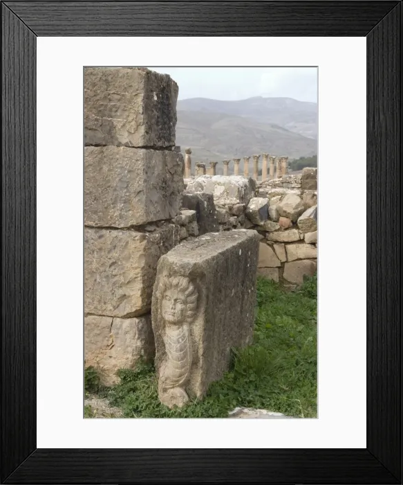 Framed Print : Detail from Market stall, Djemila, UNESCO World Heritage Site, Algeria Framed Print : Detail from Market stall, Djemila, UNESCO World Heritage Site, Algeria